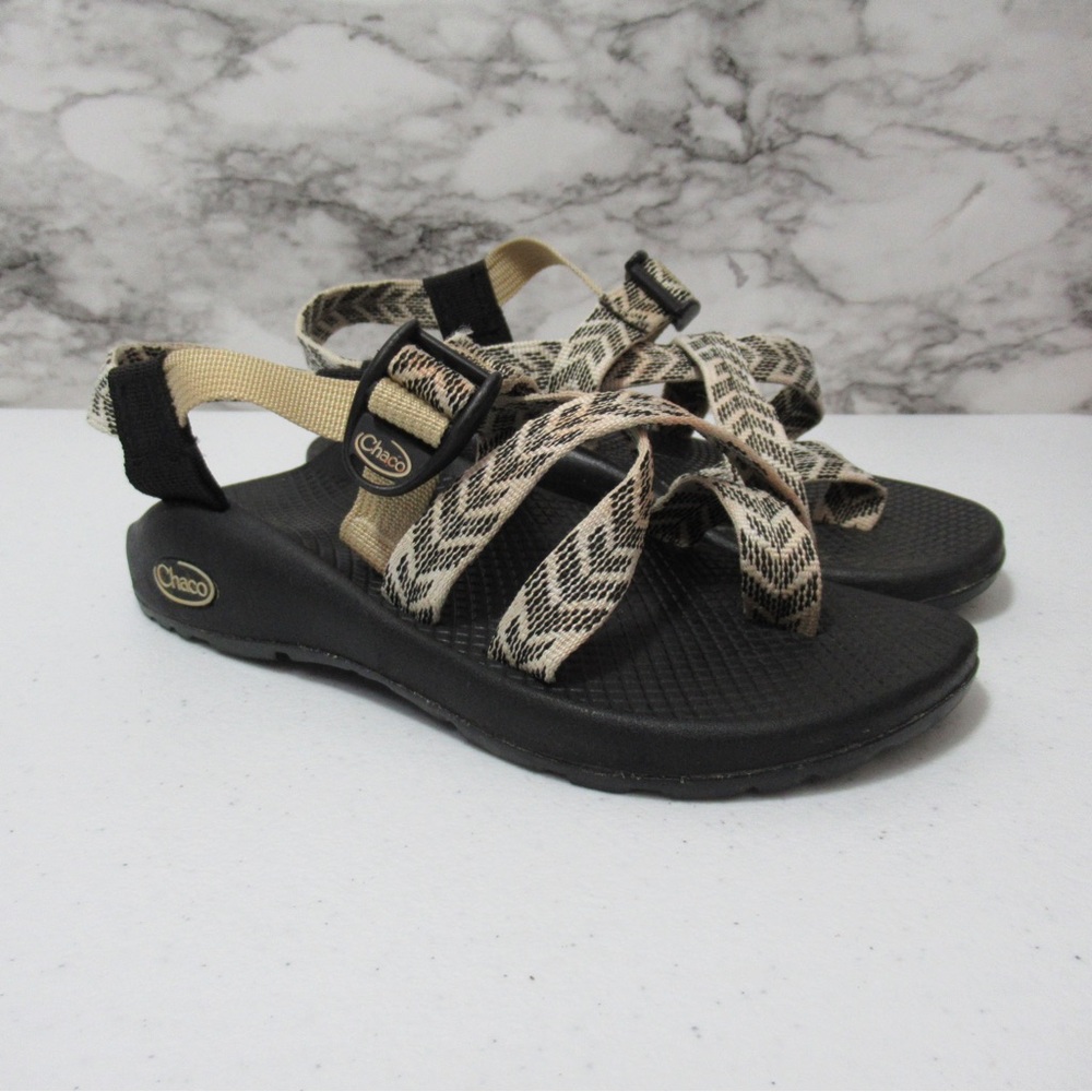 Chaco Women's Z/2 Classic Sandals Black/White Size 6 Hiking Outdoors